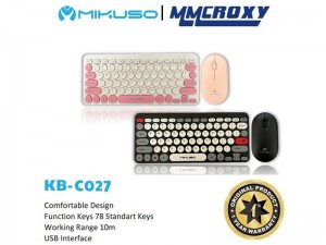 کیبورد و ماوس بی سیم Mikuso مدل KB-CO27