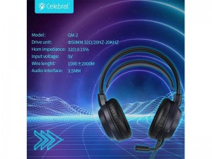 هدست گیمینگ سلبریت مدل GM-2