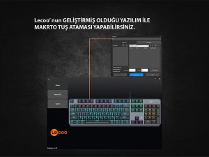 کیبورد گیمینگ مکانیکال لکو مدل Lecoo GK301