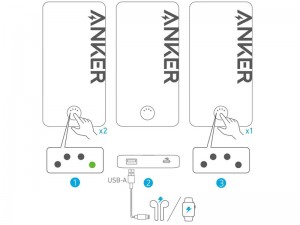 پاوربانک انکر مدل A1334 ظرفیت 10000mAh