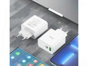 کلگی شارژر 65 وات 2 پورت هوکو مدل C113A