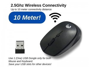 کیبورد و ماوس بی سیم میکاسو مدل KB-CO26