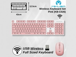 کیبورد و ماوس بی سیم میکاسو مدل KB-CO26