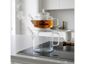 ست کتری و قوری پیرکس شاهین مدل گریزما