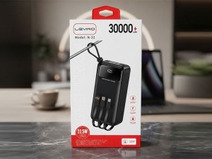 پاوربانک لوینو مدل N-32 ظرفیت 30000mAh