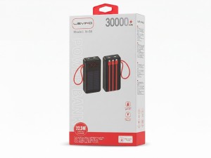 پاوربانک لوینو مدل N-56 ظرفیت 30000mAh