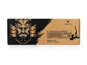 کیبورد مکانیکال گیمینگ آئولا  Aula S500 سوئیچ آبی نورپردازی RGB