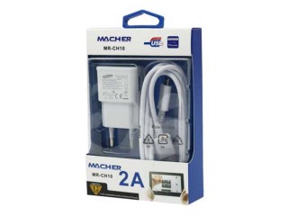 شارژر موبایل Macher MR-CH10   + کابل میکرو یو اس بی