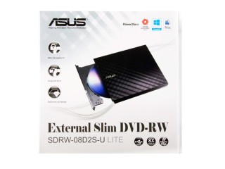 DVD رایتر اکسترنال ASUS SDRW-08D2S Lite مشکی