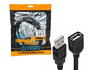 کابل افزایش طول یو اس بی 3 متری ایفورت