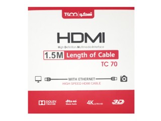 کابل HDMI فلت 1.5 متری تسکو TSCO