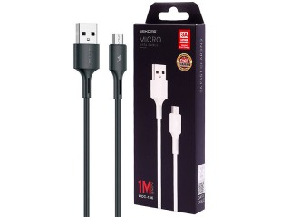 کابل میکرو یو اس بی فست شارژ Wekome Upine WDC-136 3A 1m