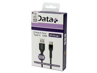 کابل تایپ سی فست شارژ Data+ DP 03 2.4A 1m