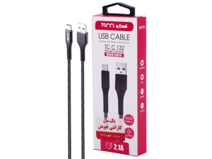 کابل تایپ سی تسکو TSCO TC C132 2.1A 1m