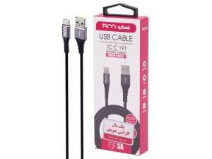 کابل تایپ سی تسکو TSCO TC C191 3A 1m