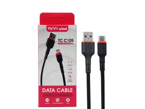 کابل تایپ سی تسکو TSCO TC C105 2.1A 1m