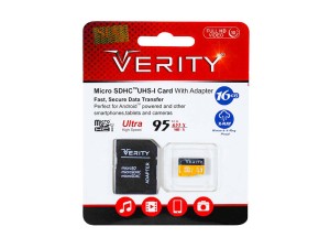 رم میکرو ۱۶ گیگ وریتی Verity Micro U1 95MB/s