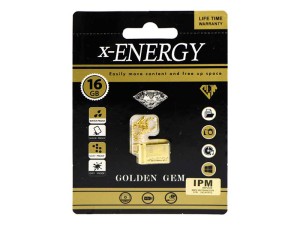 فلش ۱۶ گیگ ایکس-انرژی X-Energy Golden GEM