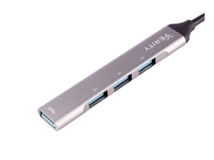 هاب چهار پورت وریتی Verity H410 T Type-C USB3