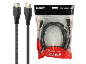 کابل دی نت D-Net HDMI 4K 1.5m پوست ماری