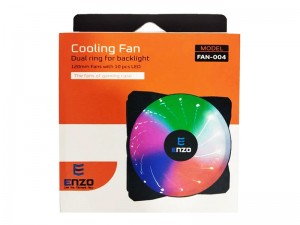 فن کیس انزو Enzo FAN-004 RGB 12*12