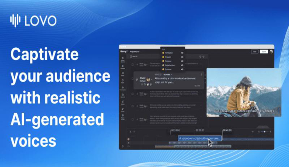 سرویس هوش مصنوعی Lovo.ai برای تغییر صدا