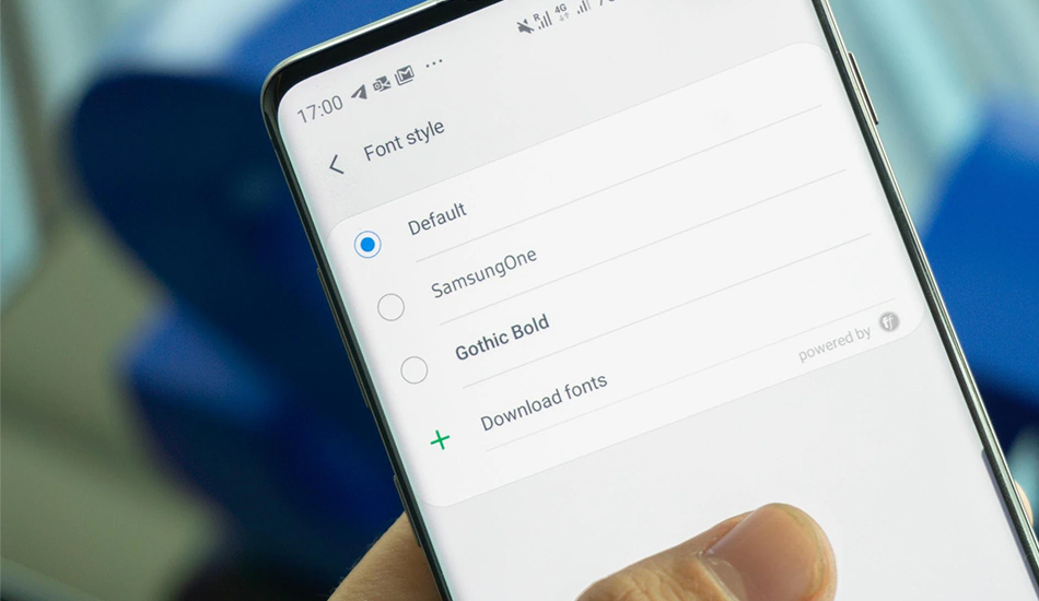 چگونه فونت گوشی سامسونگ را تغییر دهیم؟