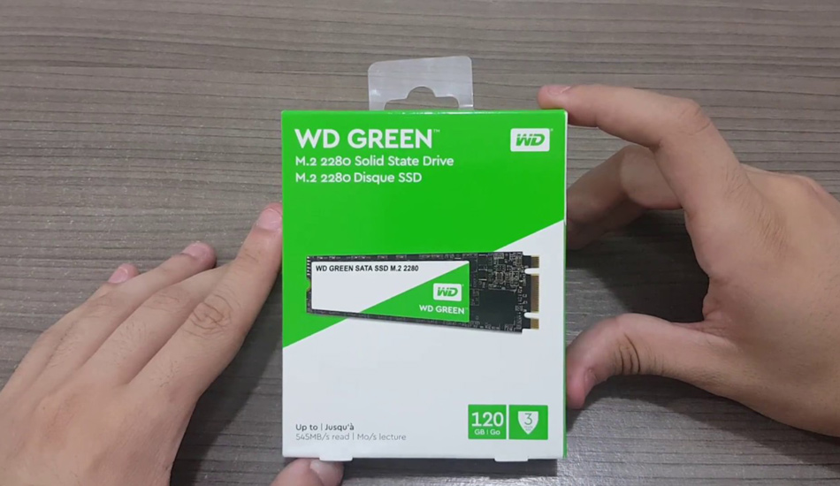 اس اس دی اینترنال وسترن دیجیتال GREEN WDS120G2G0B