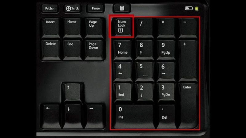 کاربرد دکمه‌های صفحه کلید عددی (Numeric Pad)