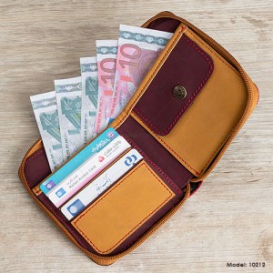 ست کیف پول آینه دار و جاسوئیچی زنانه Massimo Dutti