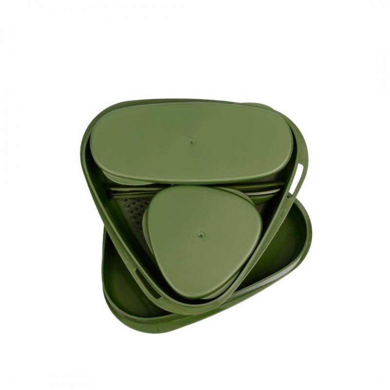 ست ظروف مثلثی ۸ تکه لایف کمپ مدل Lunchkit