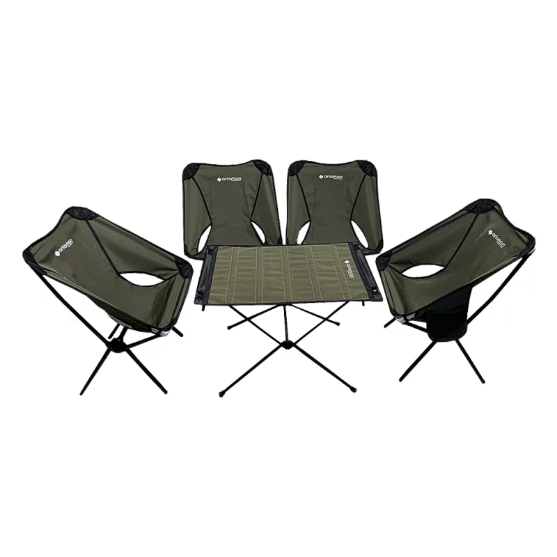 ست صندلی و میز کمپینگ تاشو 4 نفره آریامن