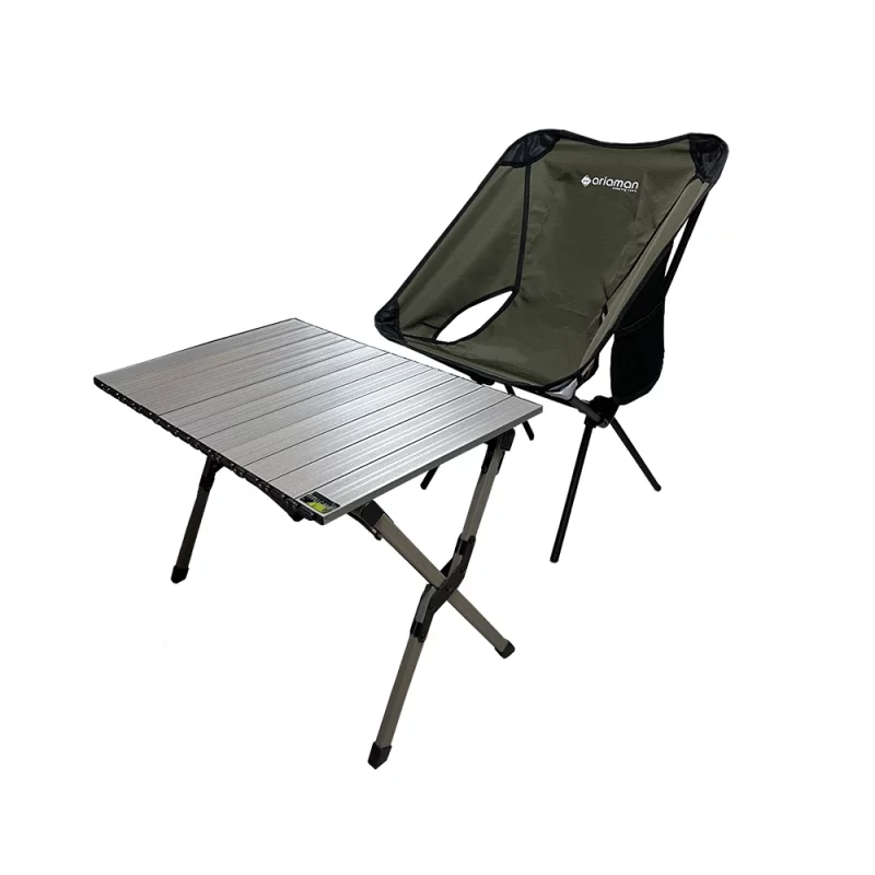 ست 1 نفره صندلی آریامن و میز تیتو مسافرتی مدل AT-1