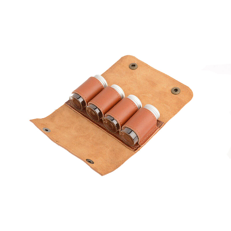 ست جا ادویه ای مسافرتی هپی کمپ مدل 46804 با کاور چرمی