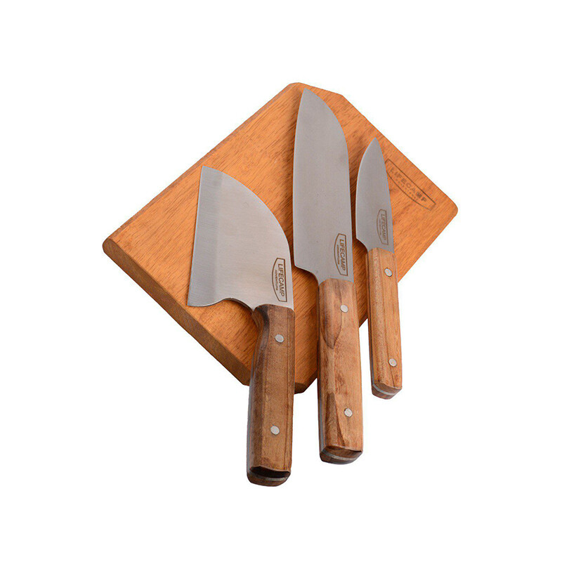 ست ساطور و چاقو صربستانی لایف کمپ مدل 45820