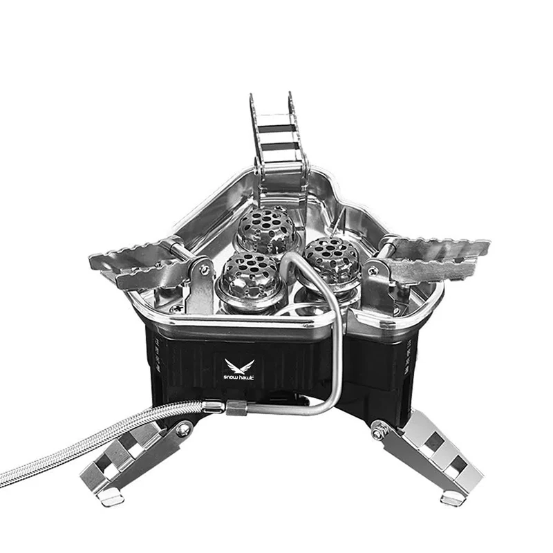 سرشعله مسافرتی سه مشعل شلنگ دار اسنوهاک مدل B19