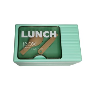 ظرف غذا مسافرتی 2 تکه قاشق دار مدل Beautiful Life