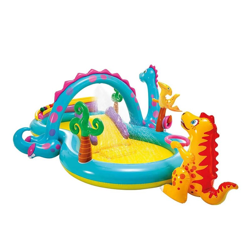 استخر بادی سرسره دار کودک اینتکس مدل 57135