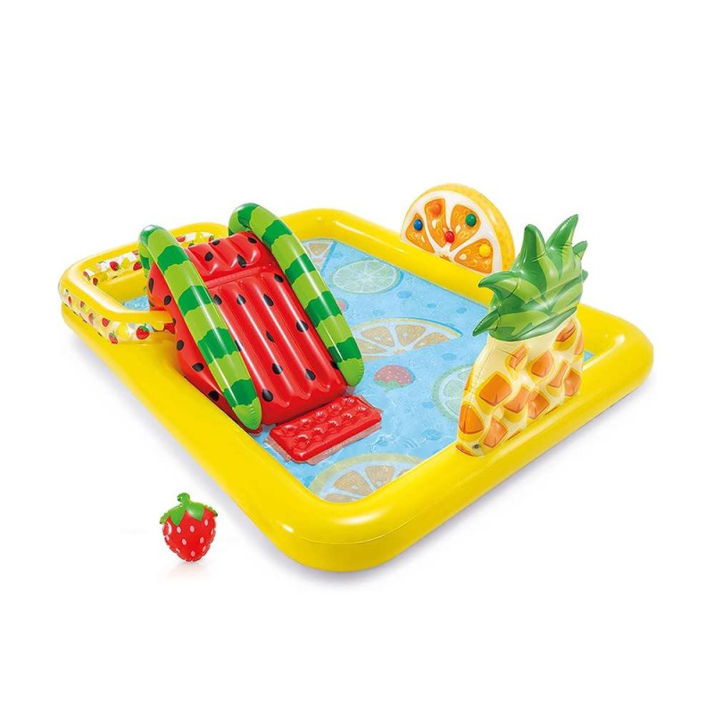 استخر بادی سرسره دار اینتکس طرح میوه مدل 57158