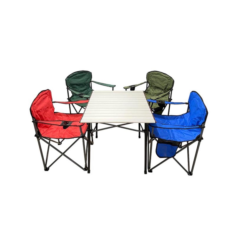صندلی تاشو کمپینگ 4 نفره با میز 4 نفره پرستیژ مدل PS-4