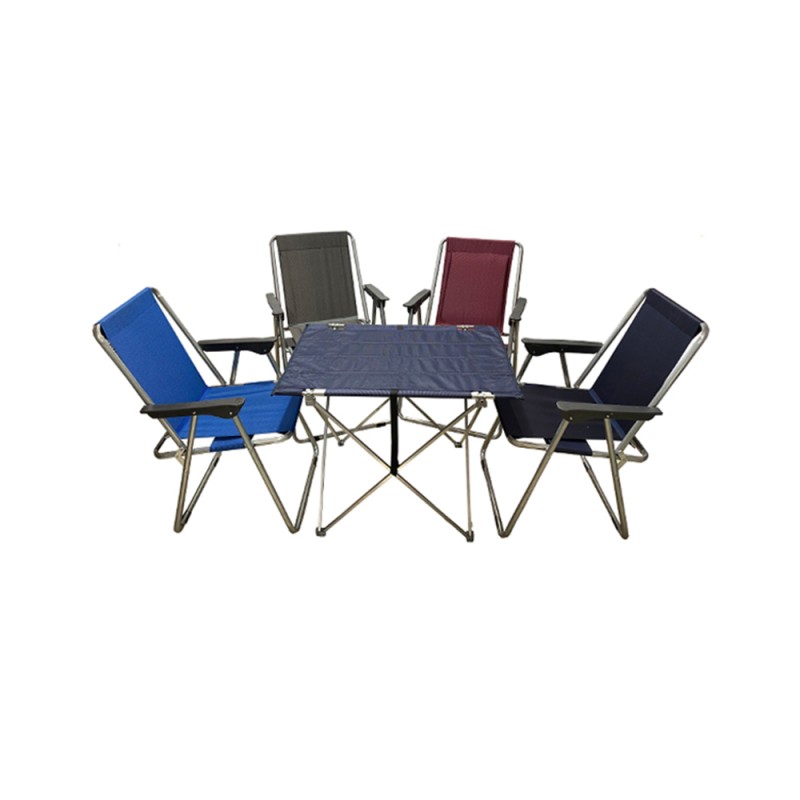 ست صندلی و میز تاشو سفری 4 نفره آتروپاد مدل APD-4