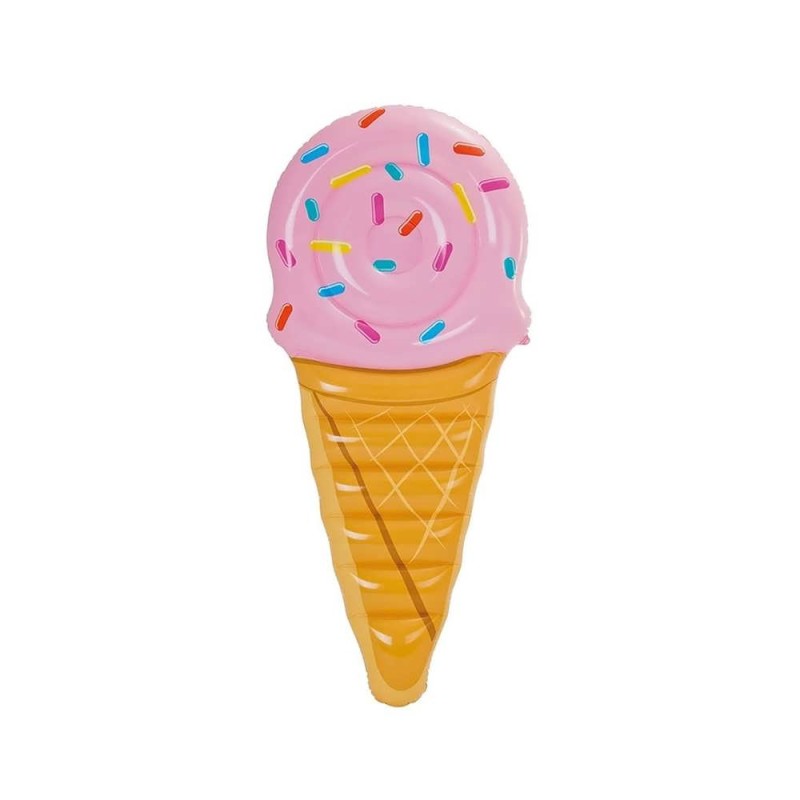 تشک بادی روی آب اینتکس طرح بستنی قیفی مدل 58757