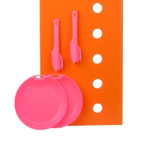 ست بشقاب 2 نفره مسافرتی 8 تکه لایف کمپ مدل 45801