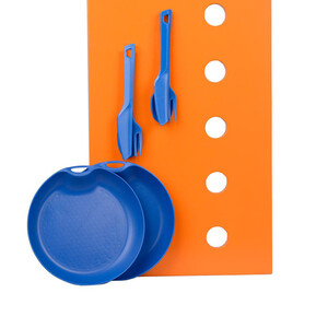 ست بشقاب 2 نفره مسافرتی 8 تکه لایف کمپ مدل 45801