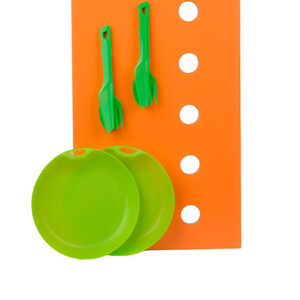 ست بشقاب 2 نفره مسافرتی 8 تکه لایف کمپ مدل 45801