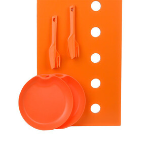 ست بشقاب 2 نفره مسافرتی 8 تکه لایف کمپ مدل 45801