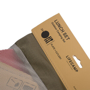 ست بشقاب 2 نفره مسافرتی 8 تکه لایف کمپ مدل 45801