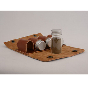 ست جا ادویه ای مسافرتی هپی کمپ مدل 46804 با کاور چرمی