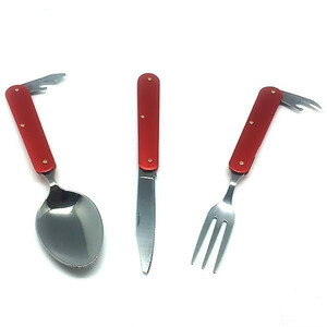 ست قاشق چنگال و کارد کوهنوردی مدل K 8003