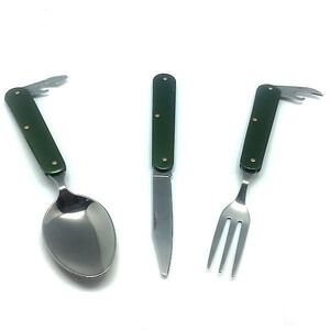 ست قاشق چنگال و کارد کوهنوردی مدل K 8003